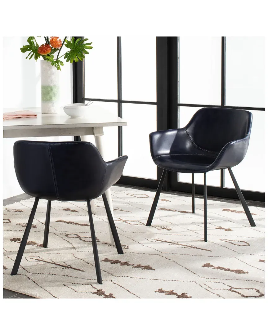 Arlo Set of 2 Dining Chairs - Midnight Blue