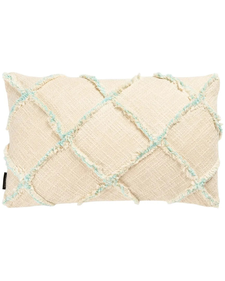 Ashlin Rectangular Pillow - Beige, Cotton