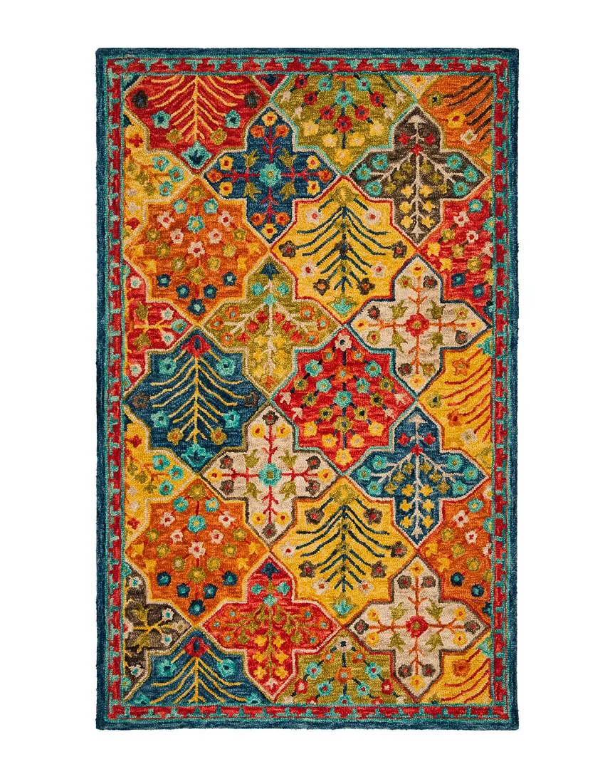 Aspen Hand-Tufted Rug - Blue, Wool