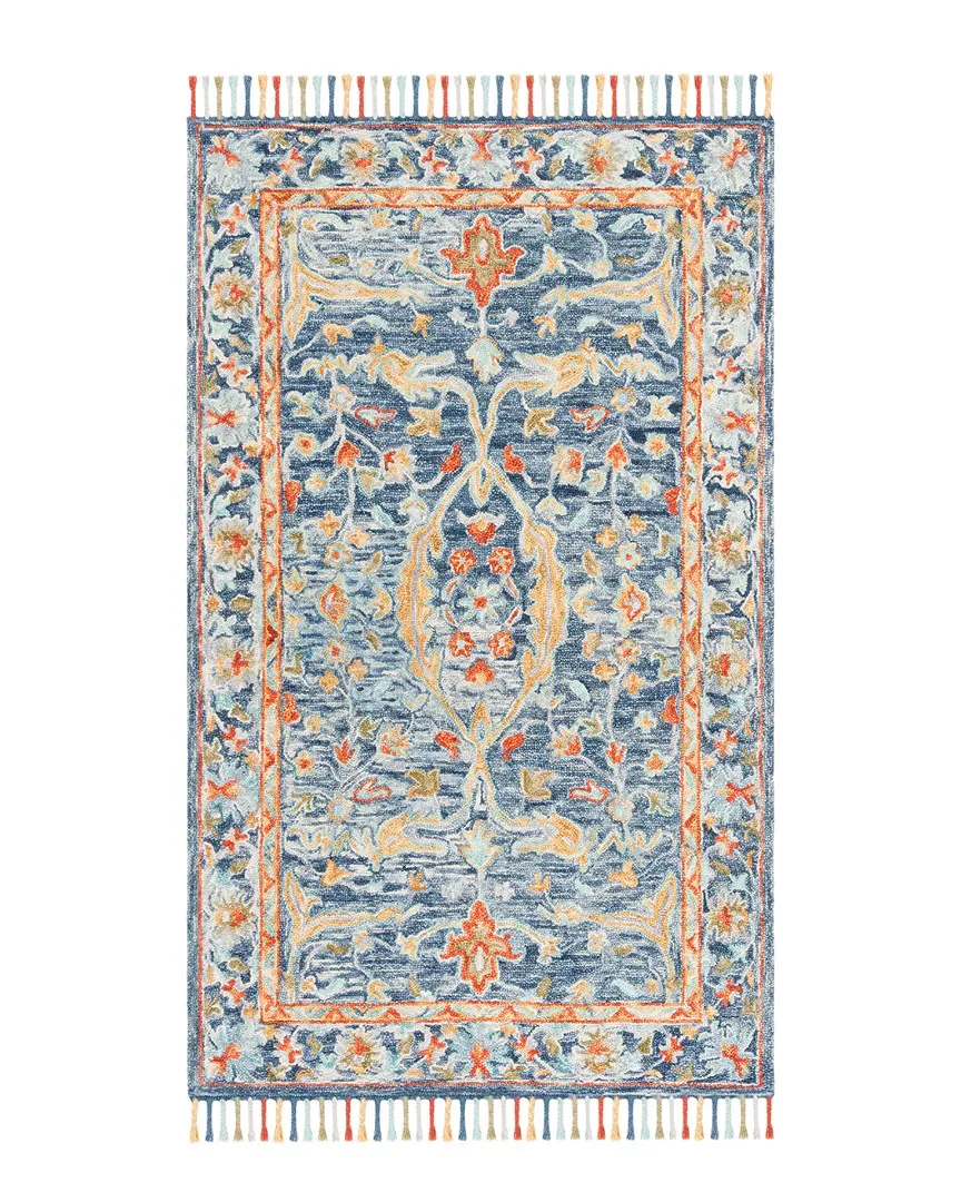 Aspen Hand-Tufted Rug - Blue, Wool