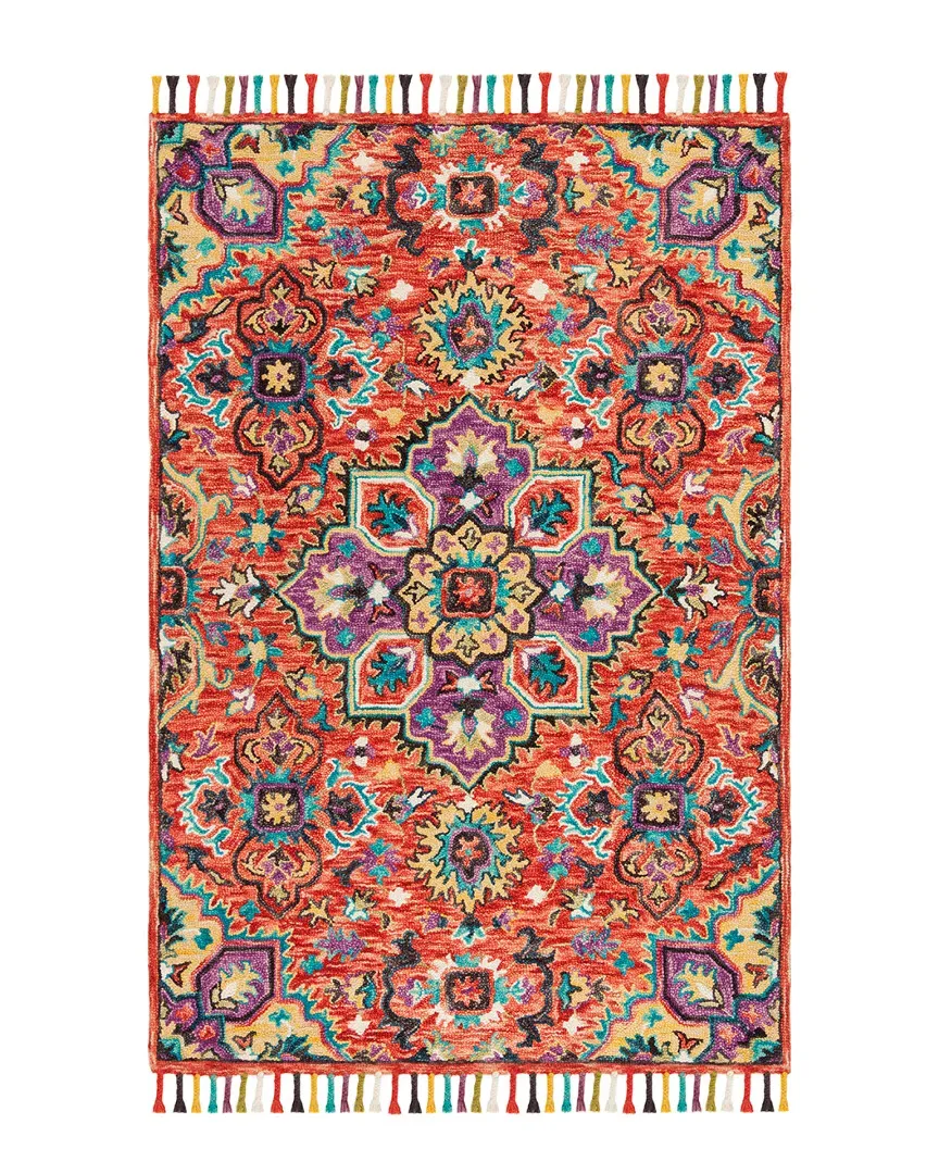 Aspen Hand-Tufted Rug - Red, Wool