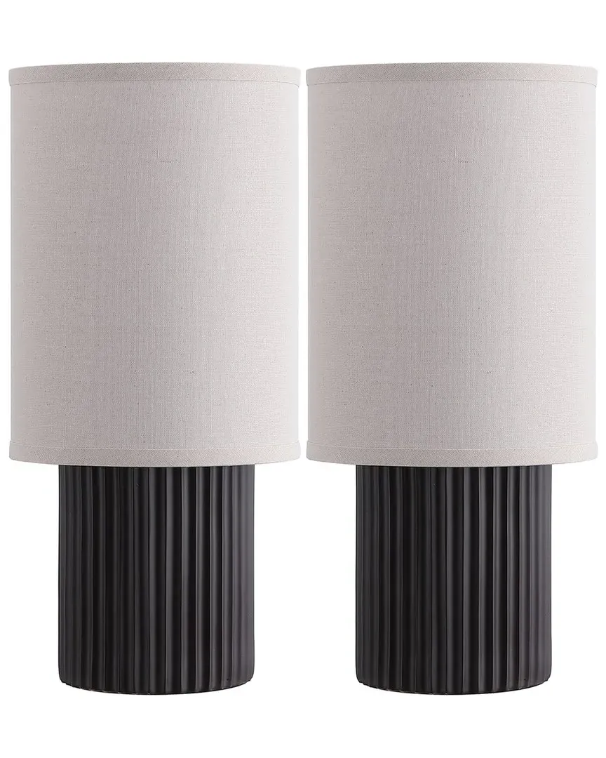 Aster 19in Table Lamp - Dark Brown, Resin image