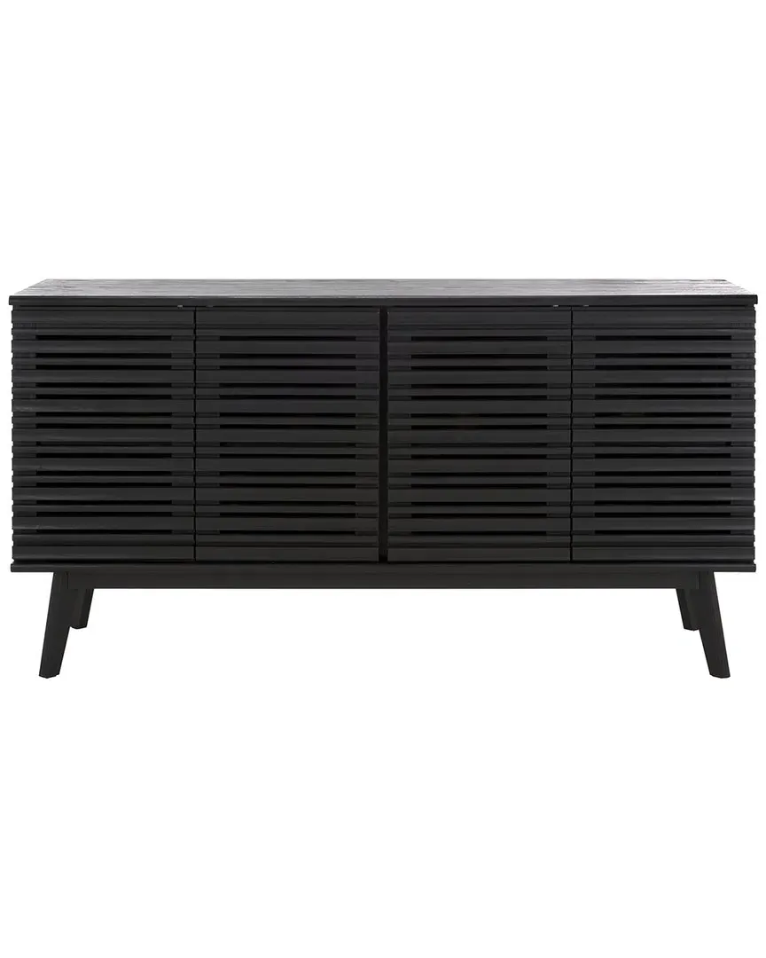 Atlantes 4-Door Media Stand - Black