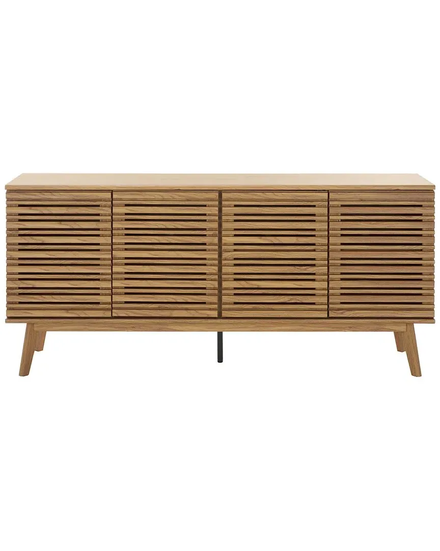 Atlantes 4-Door Media Stand - Oak image