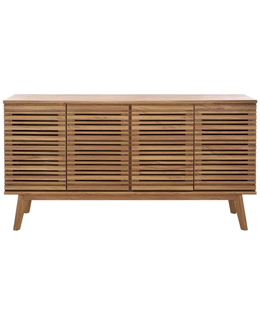 Atlantes 4-Door Media Stand - Oak