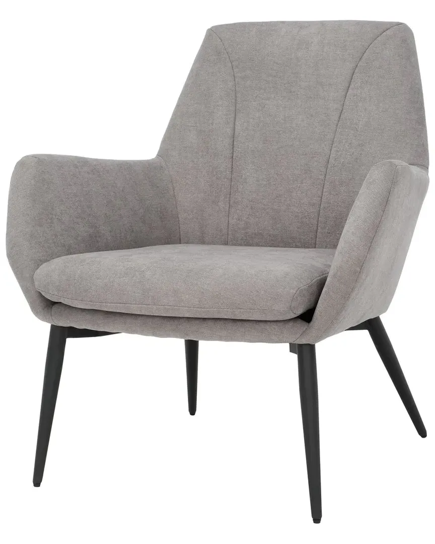 Auggie Arm Chair - Grey, Velvet image
