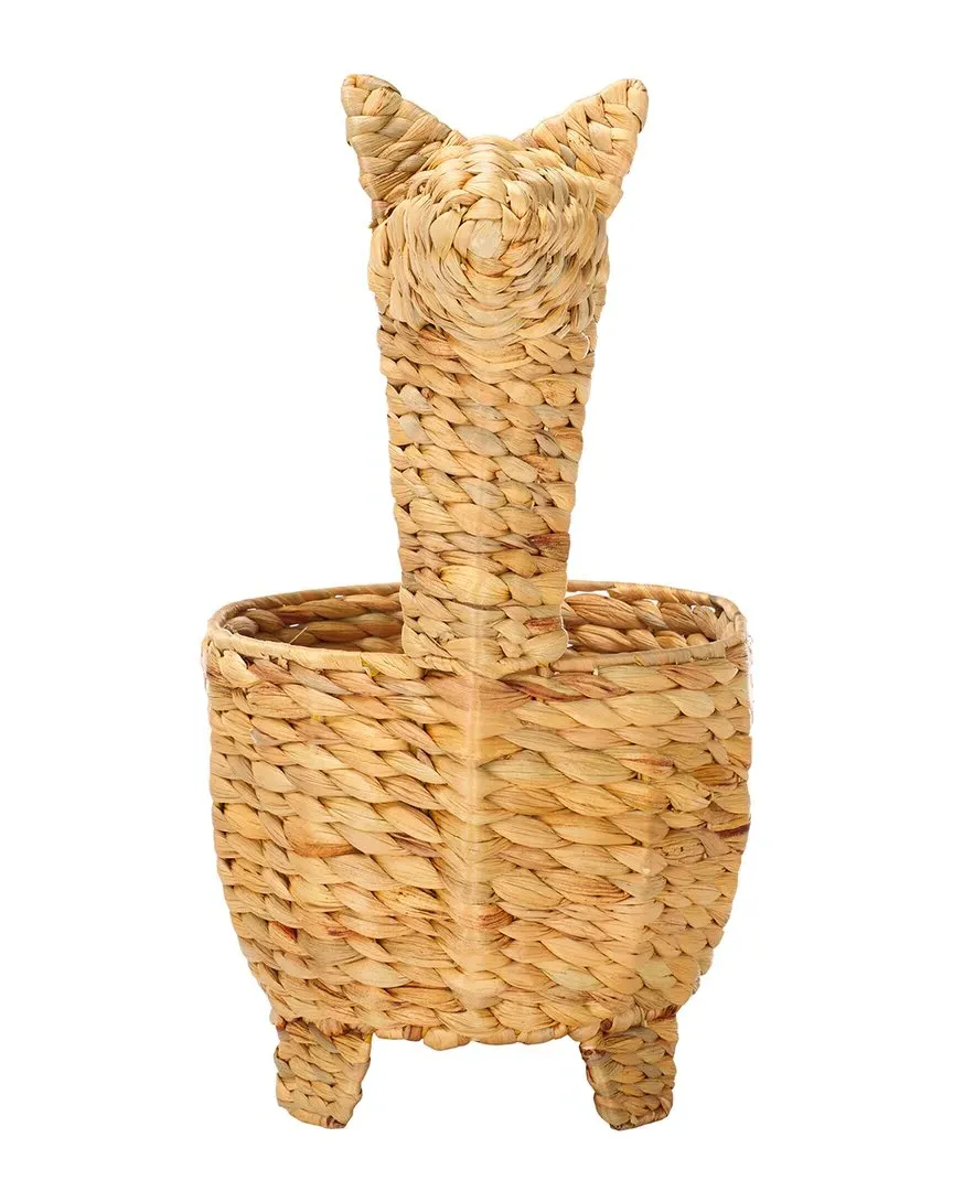 Auroris Llama-Shaped Storage Basket - Natural image