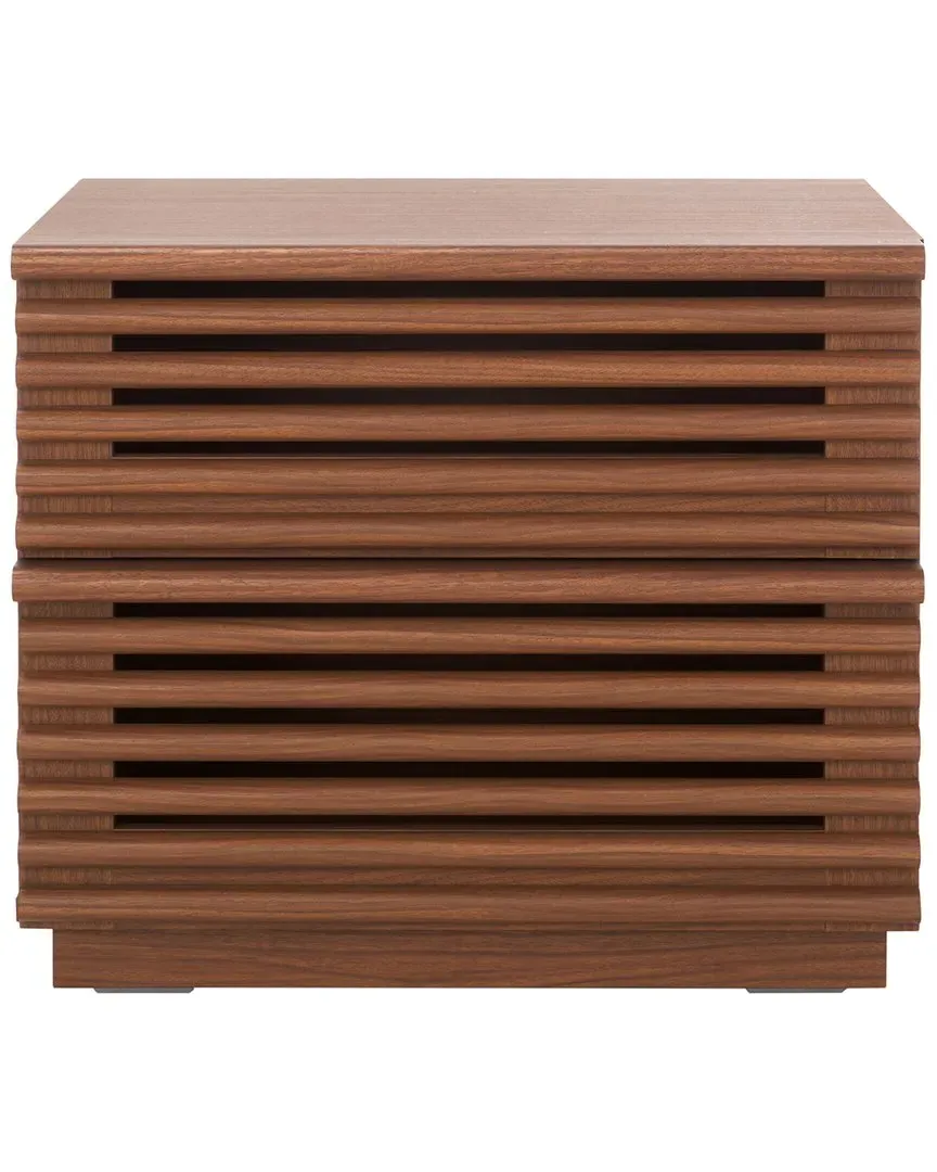 Averi 2-Drawer Nightstand - Dark Walnut image