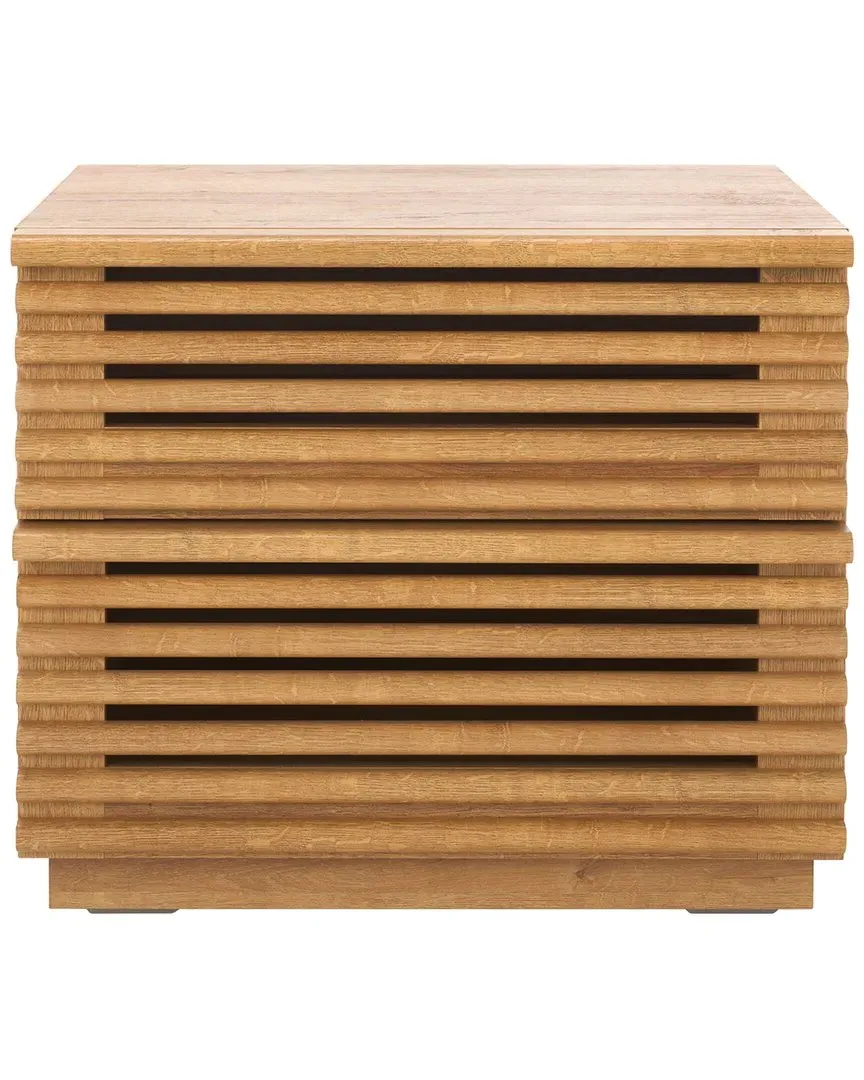 Averi 2-Drawer Nightstand - Rustic Oak