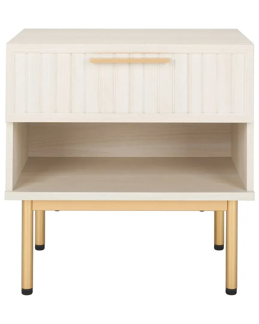 Axelle 1-Drawer Nightstand - Bleached White