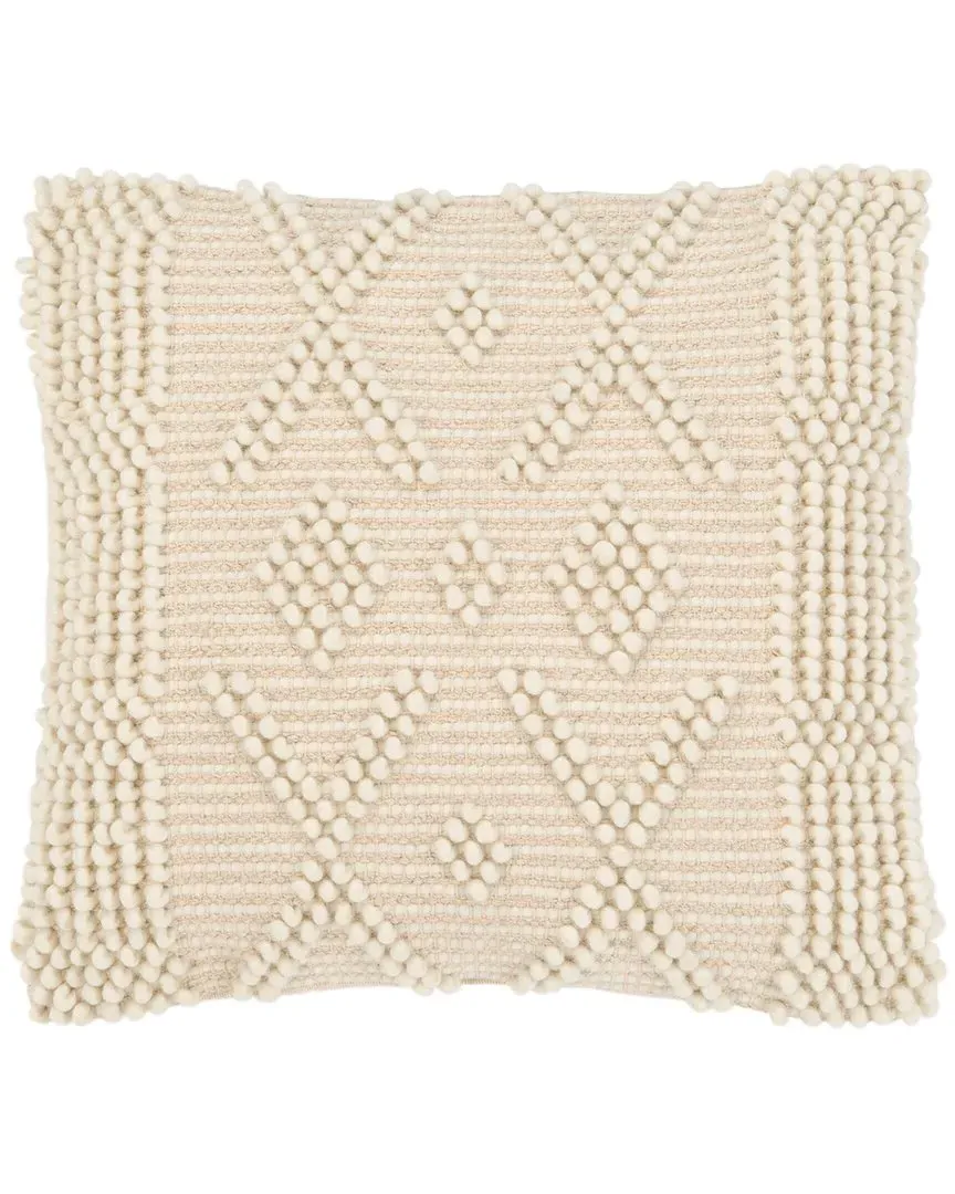 Baird Wool-Blend Pillow - White