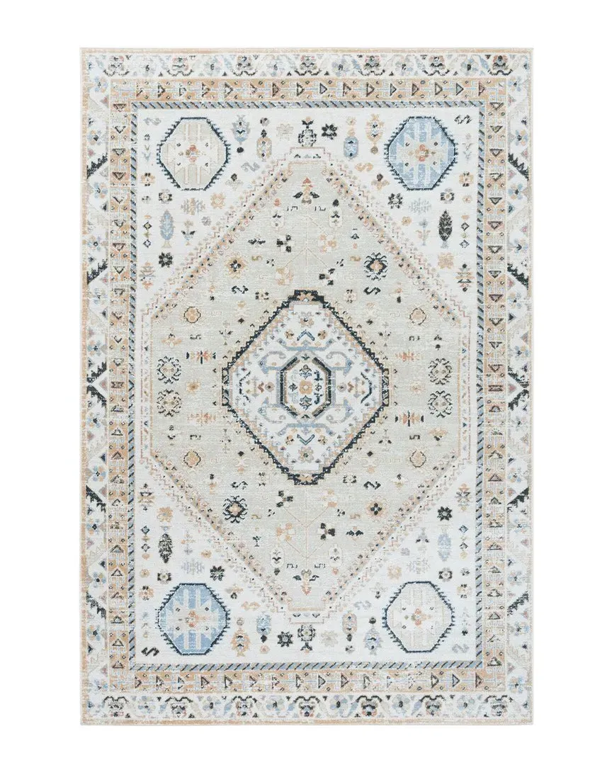 Bayside Rug - White, Polyester