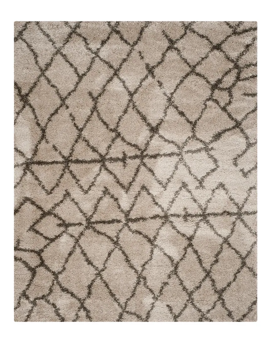 Belize Shag Rug - Taupe Grey, Polypropylene image