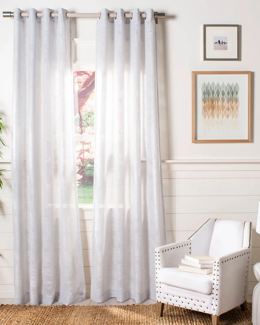 Belta Window Curtain Panel - Grey, Polyester image