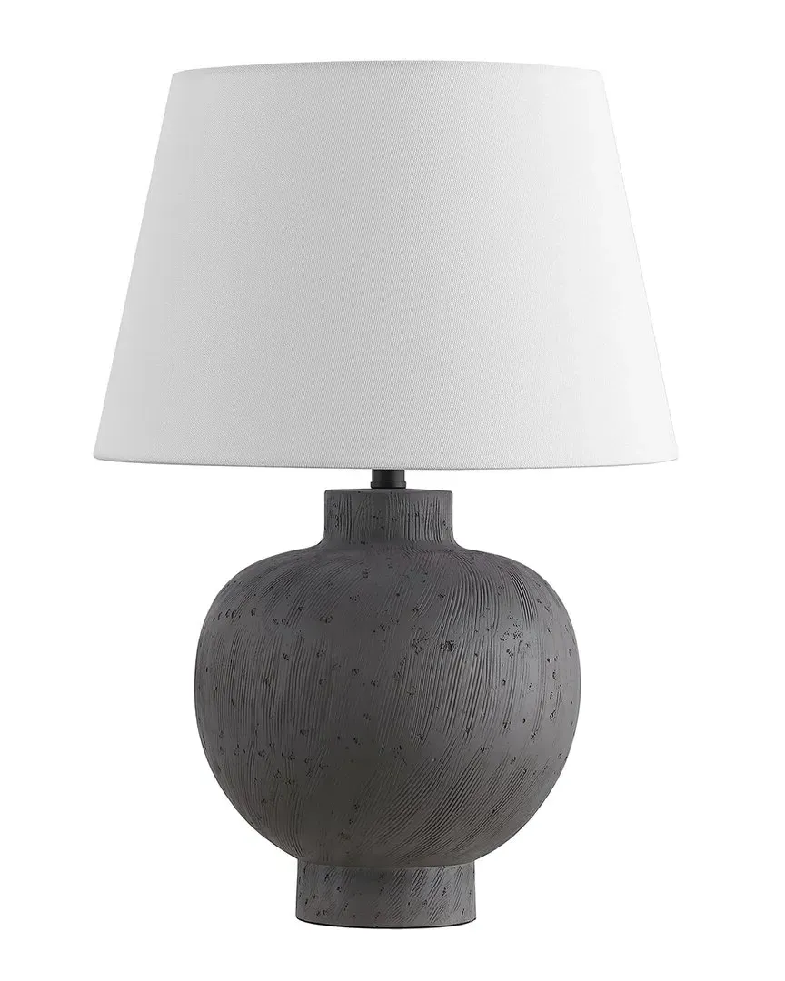 Benita Table Lamp - Grey, Resin