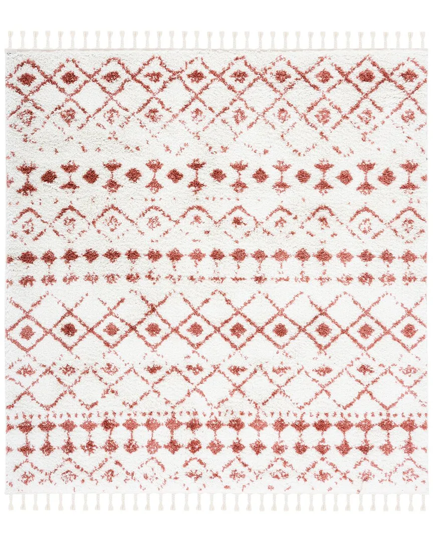 Berber Fringe Shag Area Rug - Ivory