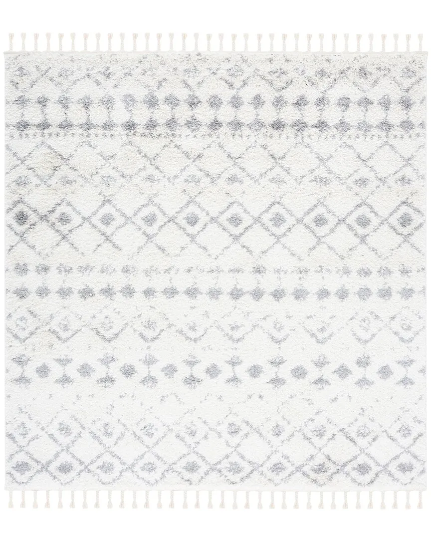 Berber Fringe Shag Area Rug - Ivory