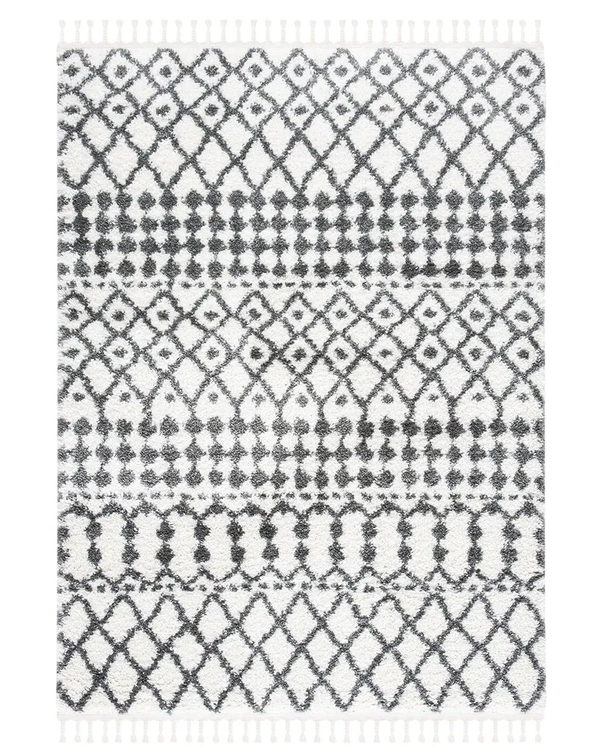 Berber Fringe Shag Area Rug - Ivory