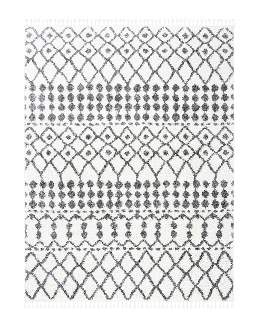 Berber Fringe Shag Rug - Ivory, Polypropylene
