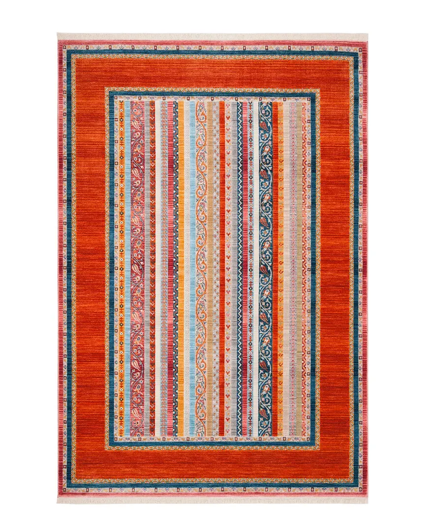 Bokhara Rug - Orange, Polyester