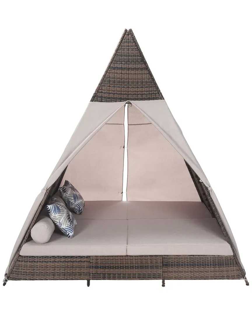 Bongo Pyramid Daybed - Grey, Wicker image