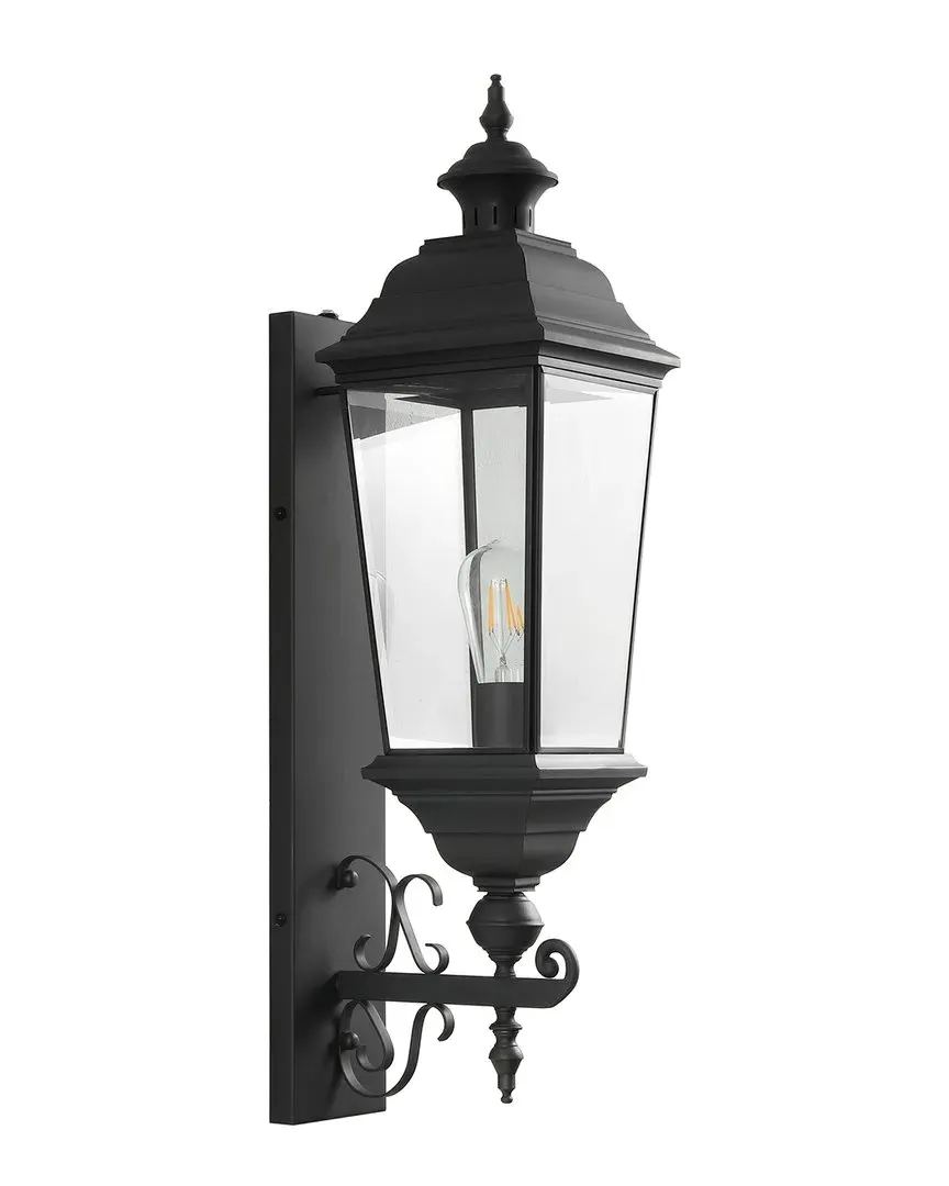 Braden 9.5in Outdoor Wall Sconce - Black