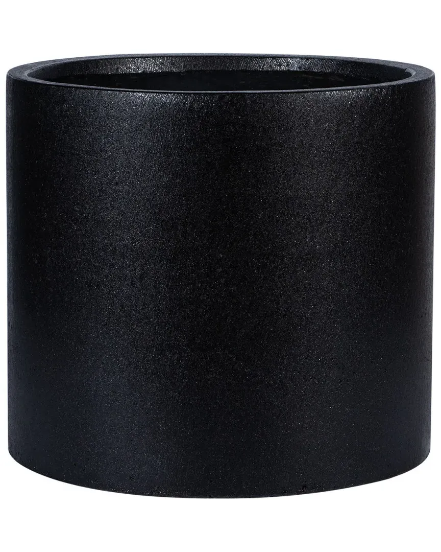 Braslen Square Planter - Black, Concrete image