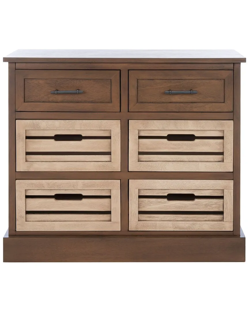 Briar 6-Drawer Storage Chest - Brown, Pine image