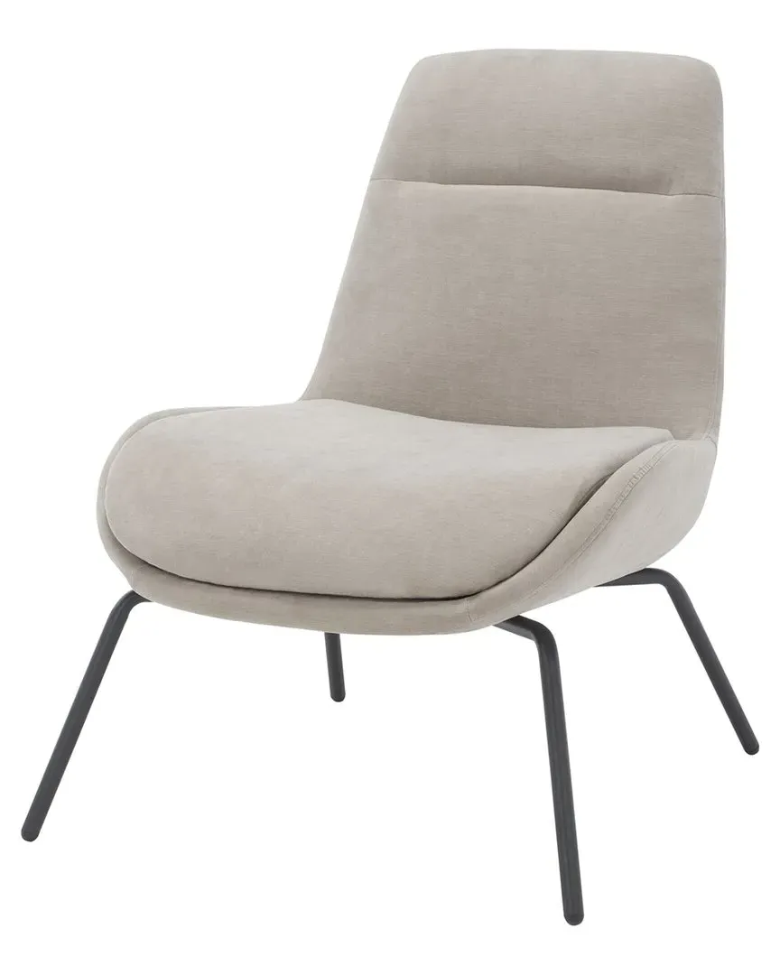 Bridger Accent Chair - Light Grey, Velvet image