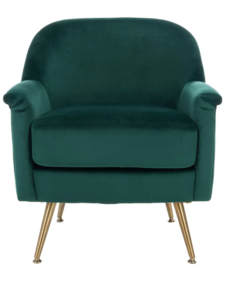 Brienne Arm Chair - Emerald, Velvet