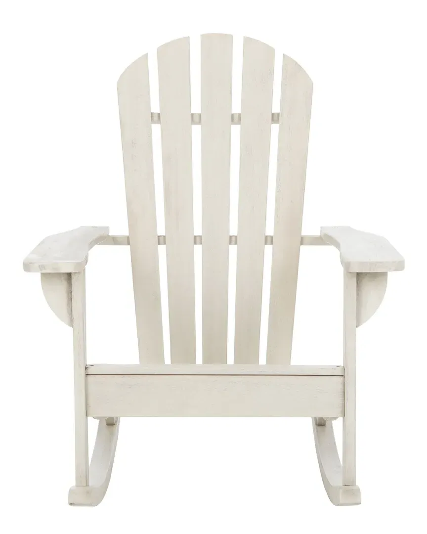 Brizio Adirondack Rocking Chair - White, Eucalyptus