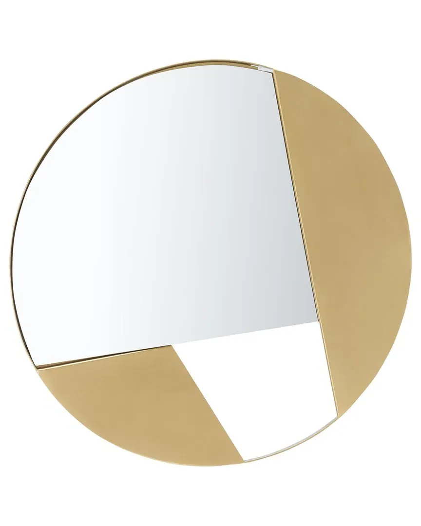 Bryley Large Mirror - Brushed Brass, Iron