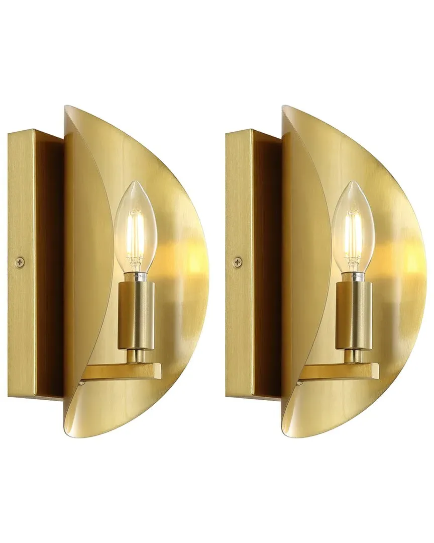 Calluna Set of 2 Wall Sconces - Brass