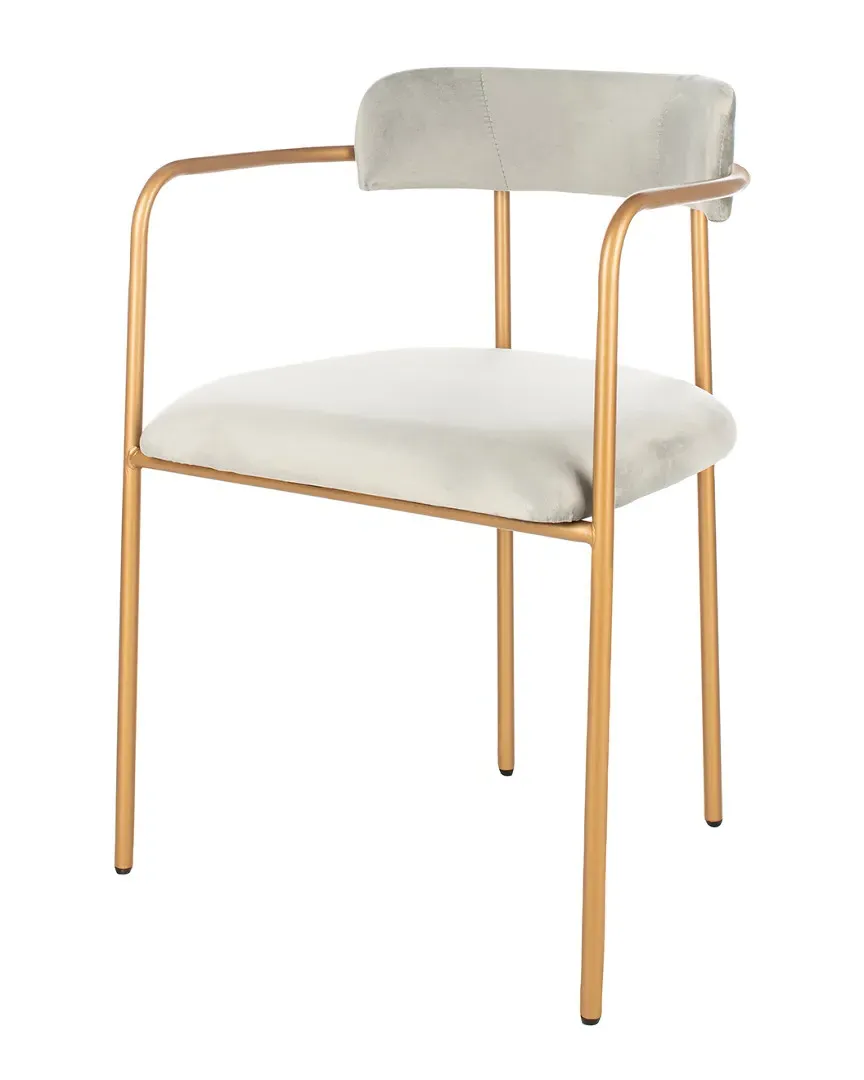 Camille Set of 2 Arm Chairs - Grey, Metal image