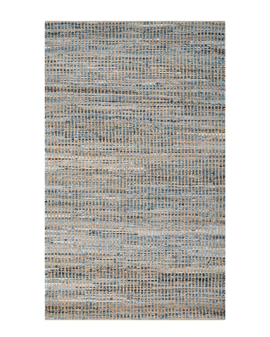 Cape Cod Hand-Woven Rug - Blue, Jute