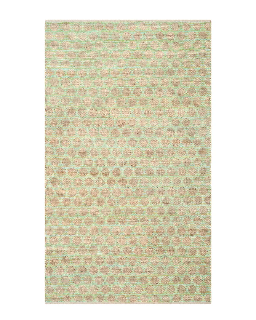 Cape Cod Hand-Woven Rug - Green, Jute