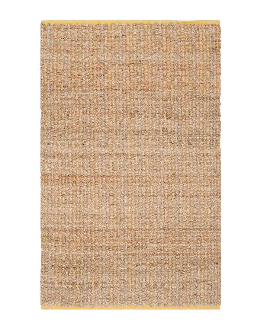 Cape Cod Hand-Woven Rug - Yellow, Jute
