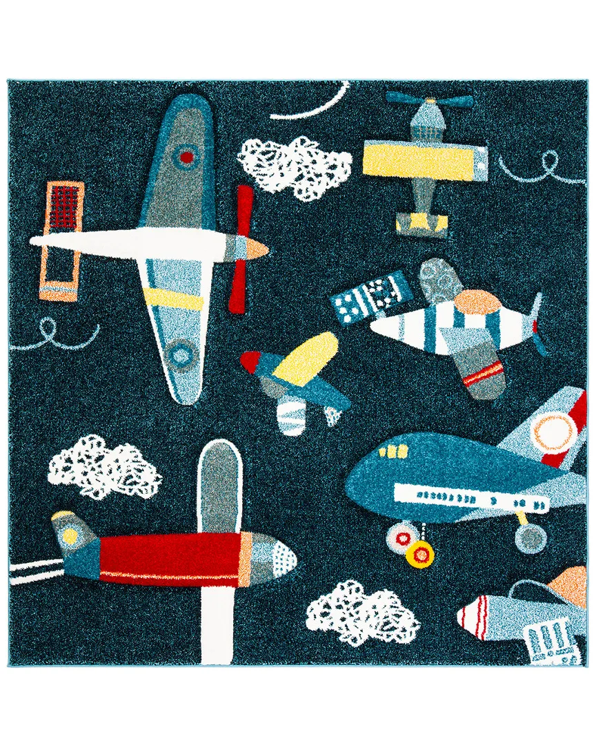 Carousel Kids Rug - Navy