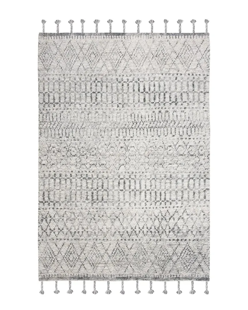 Casablanca Hand-Knotted Rug - Ivory, Wool