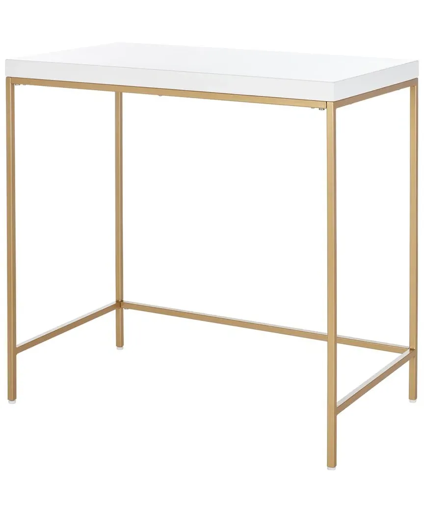Cass Desk - White, Mahogany image