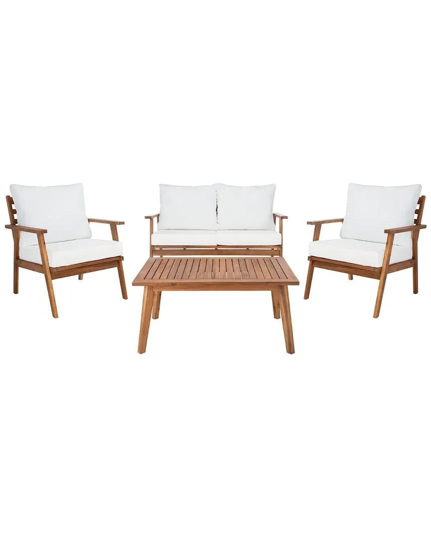 Castalia 4Pc Outdoor Living Set - Natural, Wood