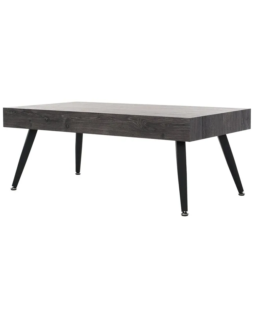 Cedric Rectangular Coffee Table - Black Oak, MDF image