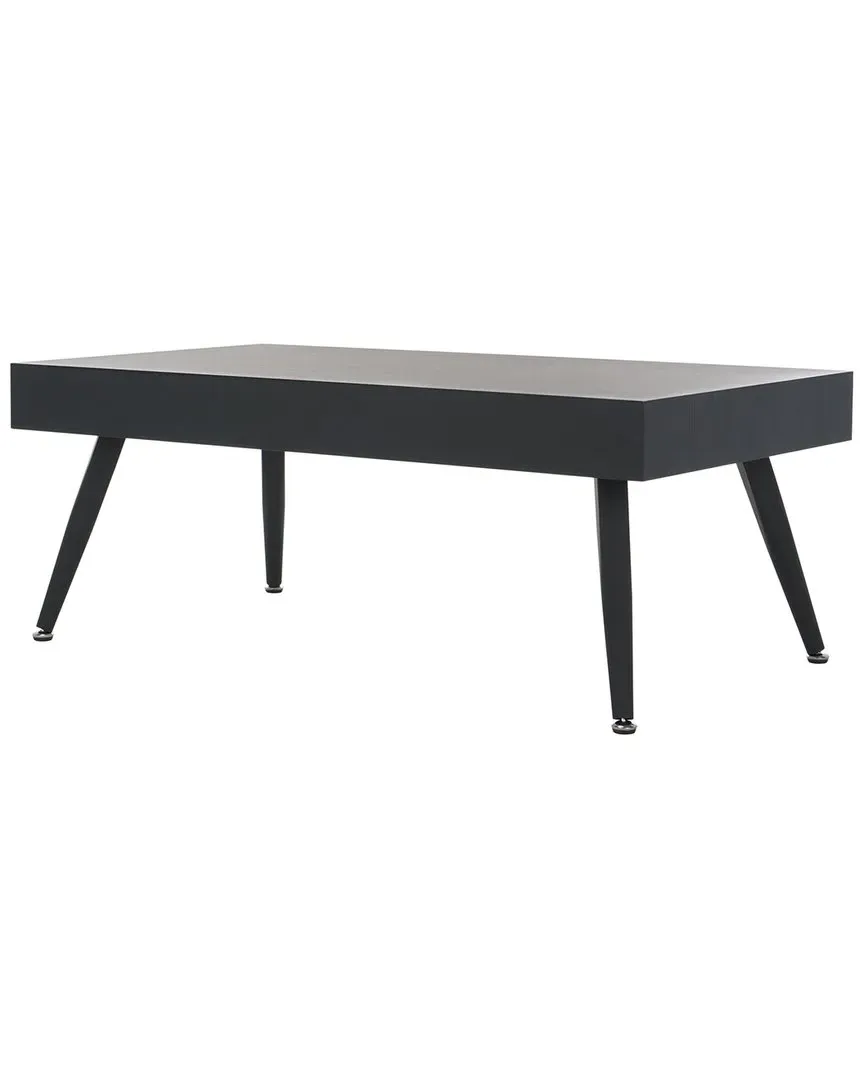 Cedric Rectangular Coffee Table - Black Stripe, MDF