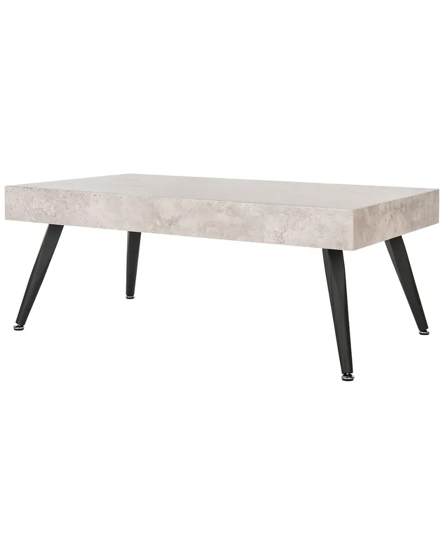 Cedric Rectangular Coffee Table - Light Grey, MDF