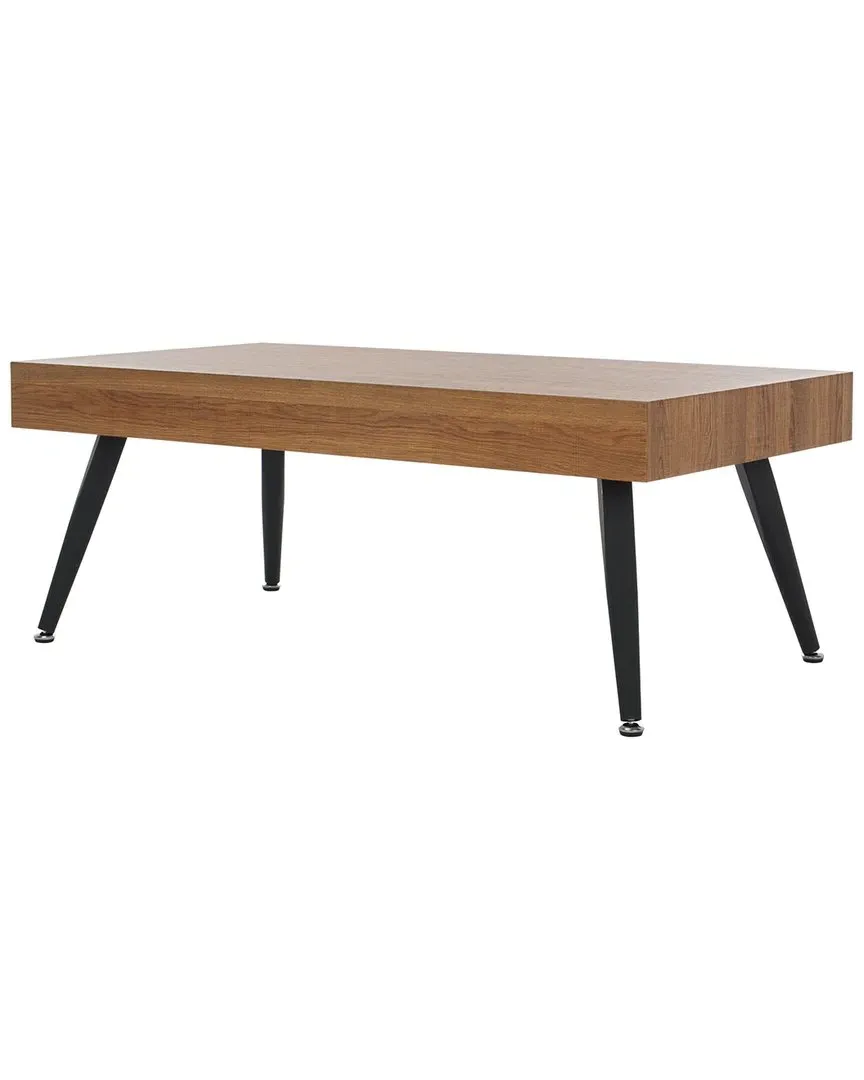 Cedric Rectangular Coffee Table - Natural Brown, MDF