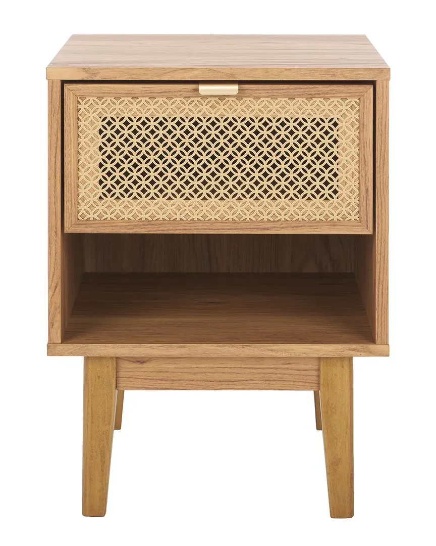 Ceu 1-Drawer Night Stand - Brown, Wood image
