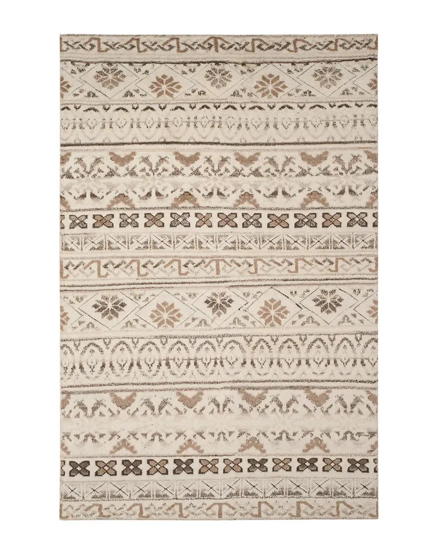 Challe Hand-Knotted Rug - Natural, Wool