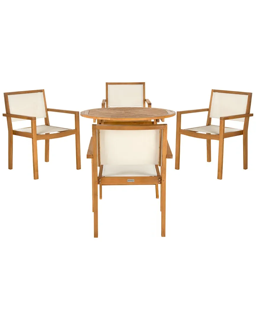 Chante Round Outdoor Table - Teak