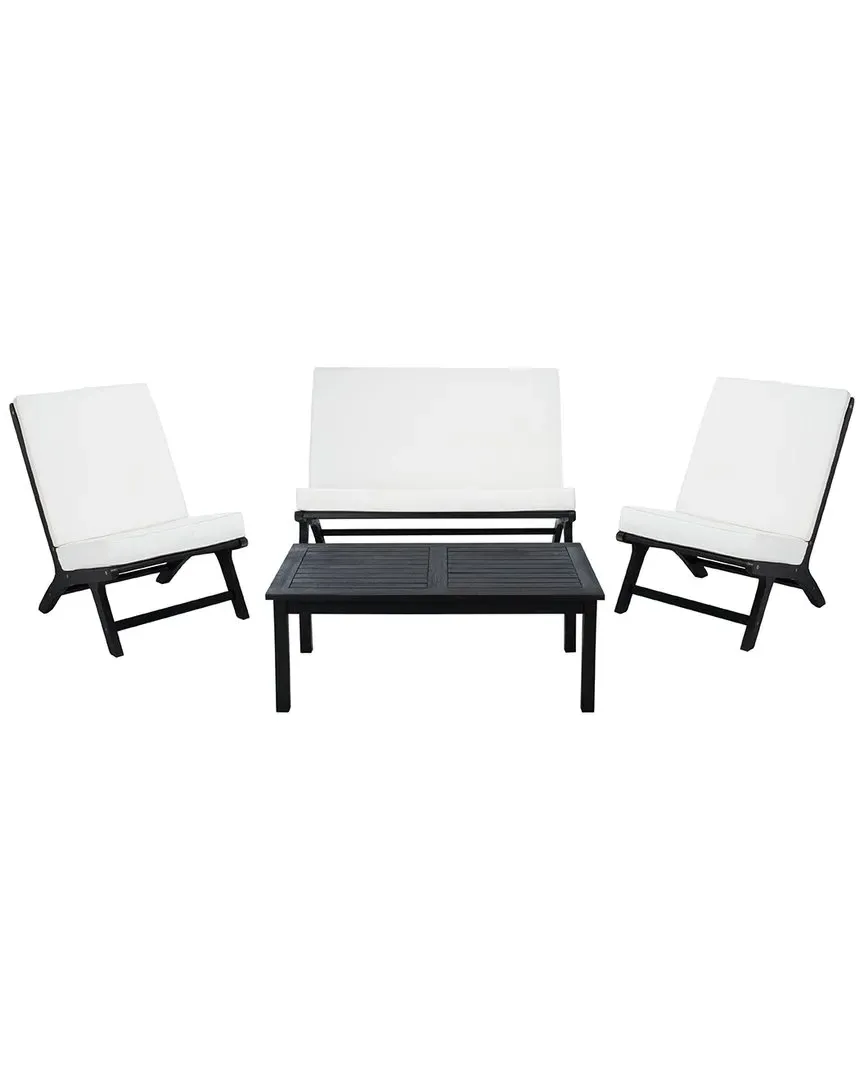 Chaston 4pc Outdoor Living Set - Beige, Wood image
