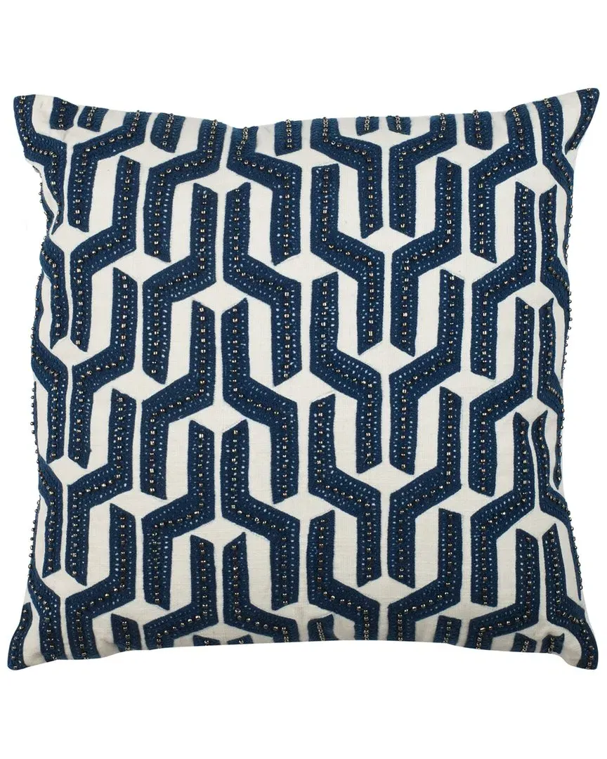 Chauncy 20x20 Throw Pillow - Navy, Cotton image